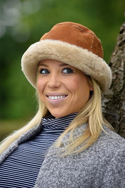 Alice Whiskey Ladies Sheepskin Hat